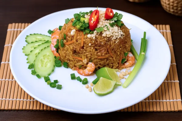 Рис Кхао Пад (Морепродукти)