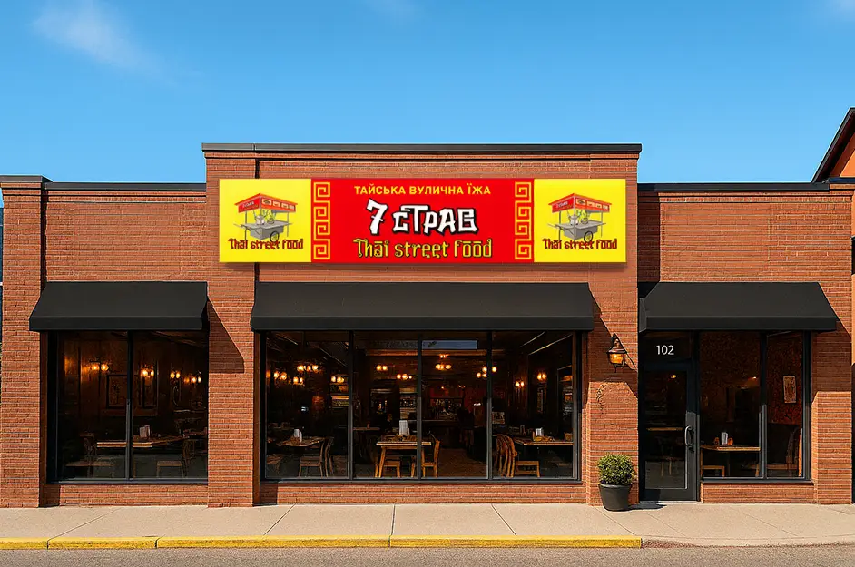 Бренд 7СТРАВ – Thai street food