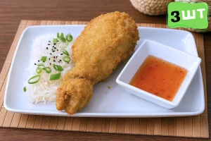 Гомілка фрі з солодким чилі (3шт)