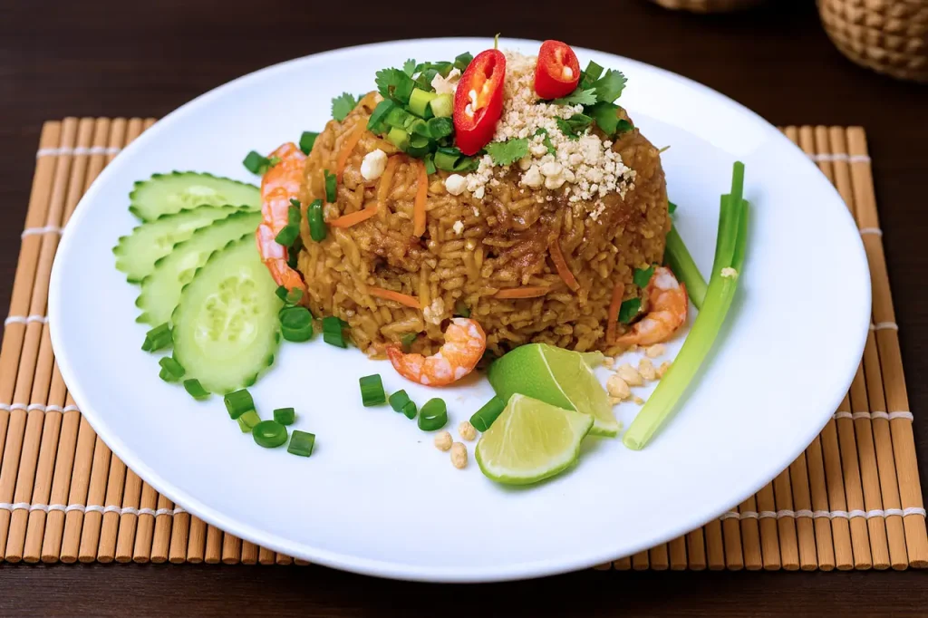 Рис Кхао Пад (Морепродукти)